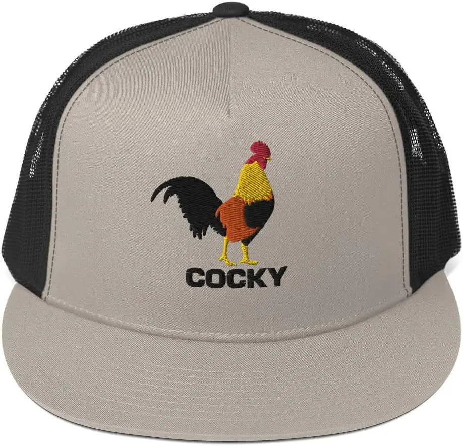 Кепка дальнобойщика Cocky Farmer, куриная кантри-шляпа, крутая шляпа с вышивкой в США
Кепка дальнобойщика Cocky Farmer, куриная кантри-шляпа, крутая шляпа с вышивкой в США