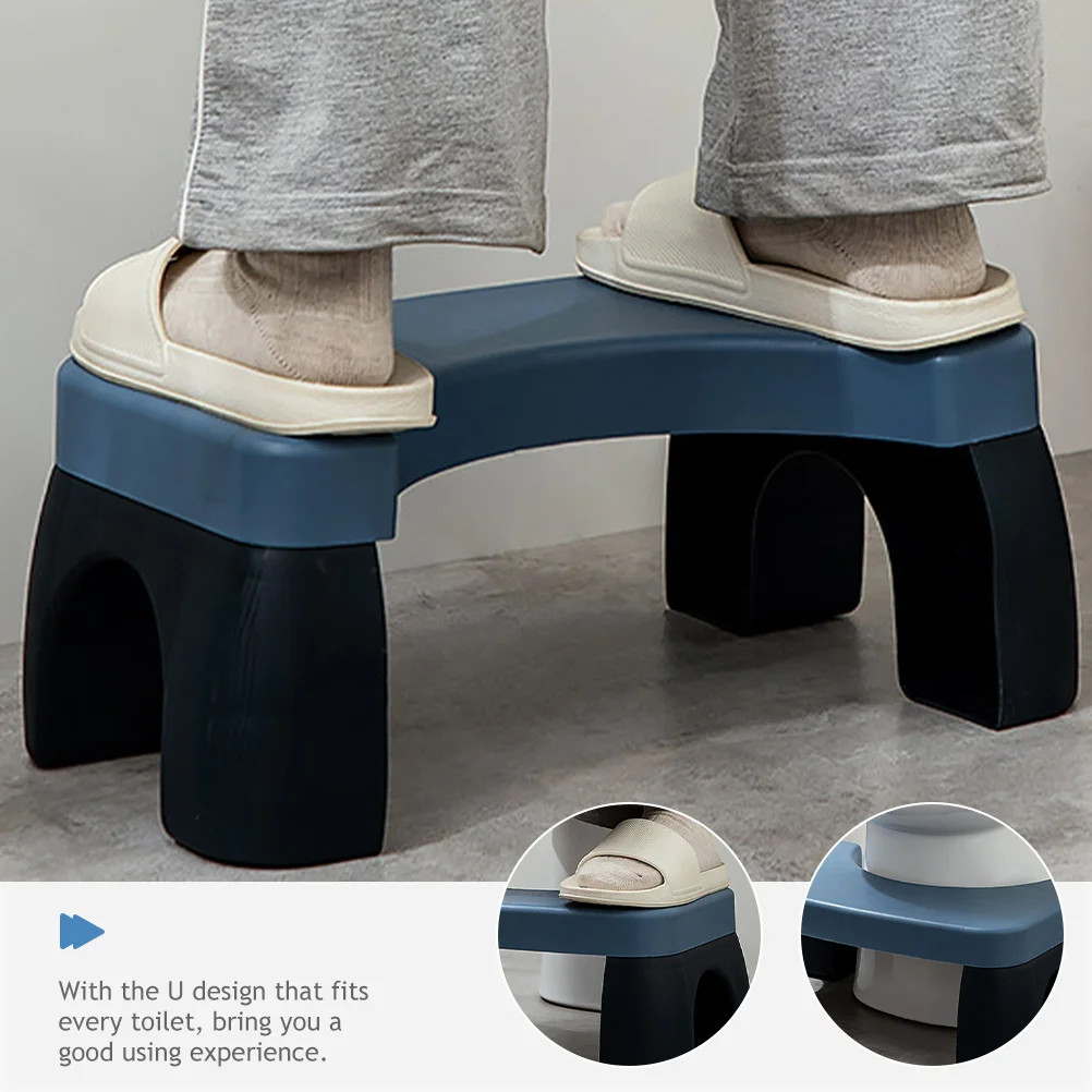 Thickened Toilet Foot Stool Plastic Durable Bathroom Step Stool Nonslip Anti-Rollover Footrest for Healthy Squatting Position
Thickened Toilet Foot Stool Plastic Durable Bathroom Step Stool Nonslip Anti-Rollover Footrest for Healthy Squatting Position