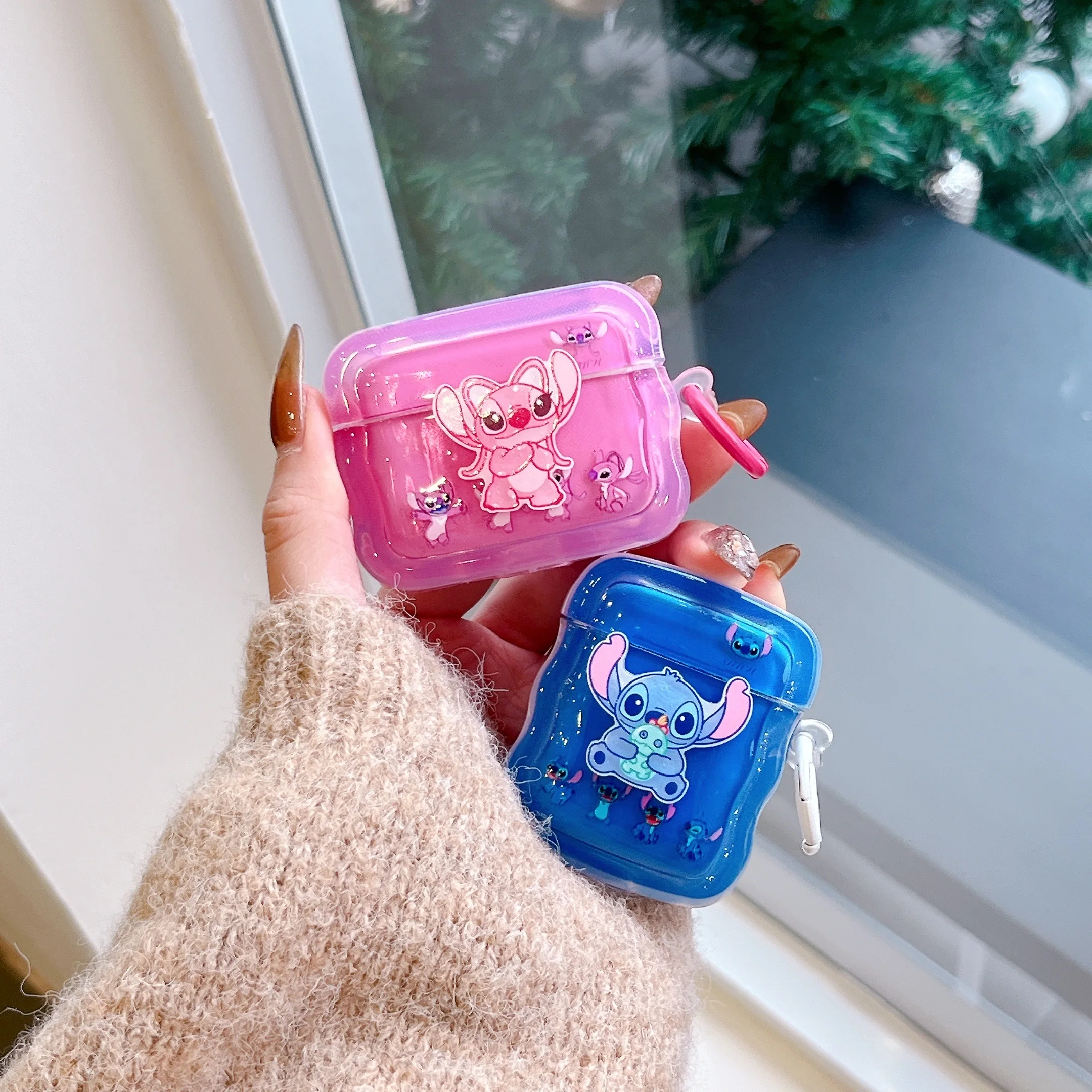 Lovers' Style Super Cute Animation Cute Disney Stitch Angel Cartoon, Anti-drop headphone Case For Airpods 1,2,3,4,Pro,Pro2
Lovers' Style Super Cute Animation Cute Disney Stitch Angel Cartoon, Anti-drop headphone Case For Airpods 1,2,3,4,Pro,Pro2