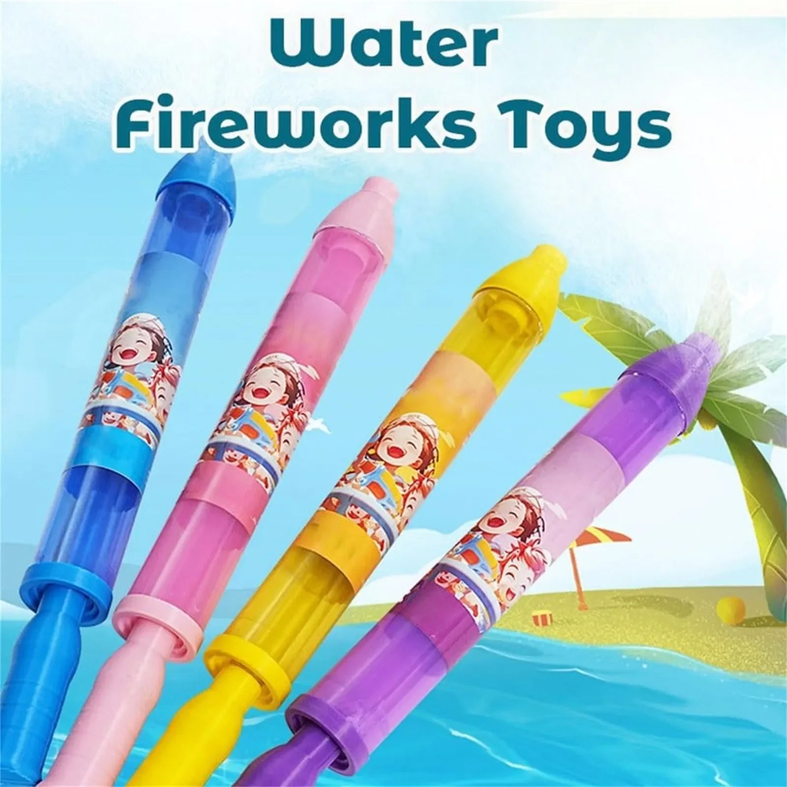 1 Pcs Water Fireworks Toys Firework Water Outdoor Water Spray Sprinkler Splashing Pull-type fireworks water gun Fun Pool Game
1 Pcs Water Fireworks Toys Firework Water Outdoor Water Spray Sprinkler Splashing Pull-type fireworks water gun Fun Pool Game