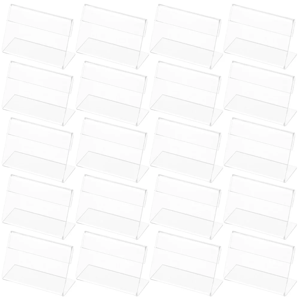 25pcs Transparent Acrylic Table Sign Holder Display Stands for Cards Names Menus Price Tags Signs Brochures Office Hotel
25pcs Transparent Acrylic Table Sign Holder Display Stands for Cards Names Menus Price Tags Signs Brochures Office Hotel