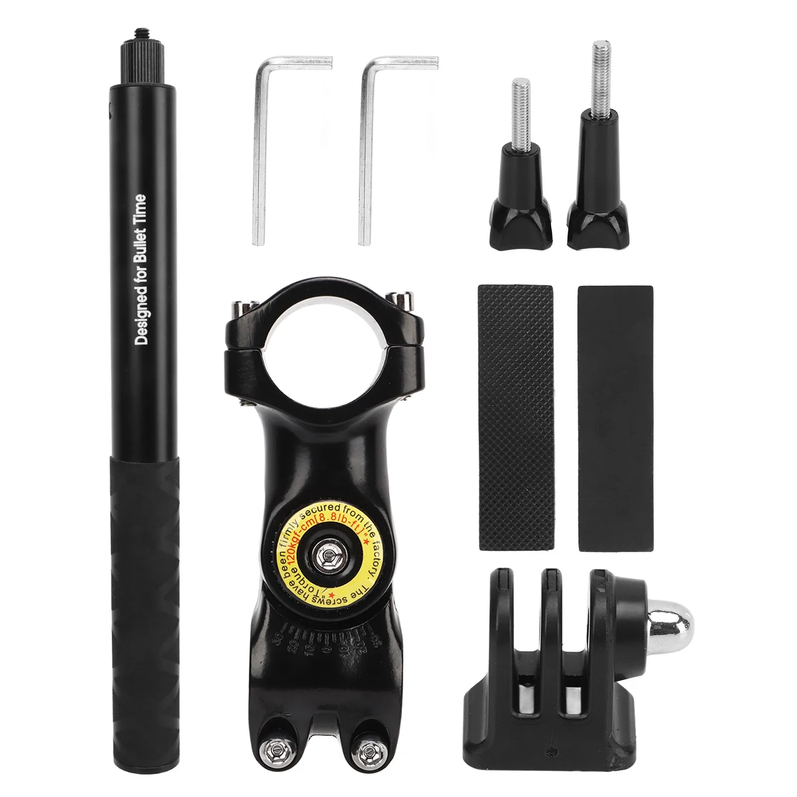 PULUZ Bike Handlebar Camera Clamp Pipe Camera Holder Mount Motorcycle Guard Bar Bracket with Selfie Stick
PULUZ Bike Handlebar Camera Clamp Pipe Camera Holder Mount Motorcycle Guard Bar Bracket with Selfie Stick