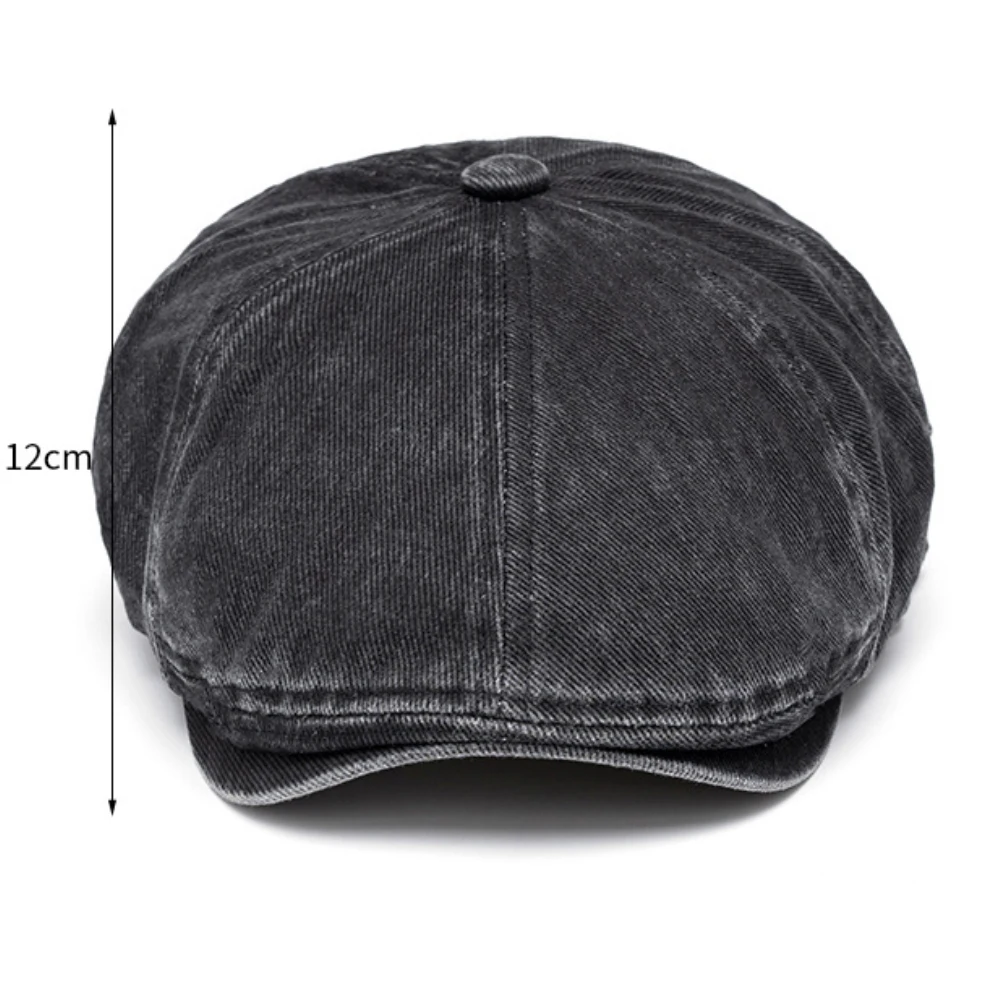 HT4744 Berets for Men Women Washed Cotton Plus Size Denim Beret Hat Classic Solid Ivy Flat Cap Male Female Octagonal Beret Cap
HT4744 Berets for Men Women Washed Cotton Plus Size Denim Beret Hat Classic Solid Ivy Flat Cap Male Female Octagonal Beret Cap