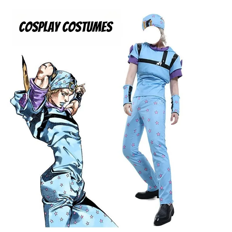 Anime Johnny Joestar Cosplay Costume JoJo's Bizarre Adventure Steel Ball Run Jonathan Johnny Joestar Cosplay Halloween Party
Anime Johnny Joestar Cosplay Costume JoJo's Bizarre Adventure Steel Ball Run Jonathan Johnny Joestar Cosplay Halloween Party