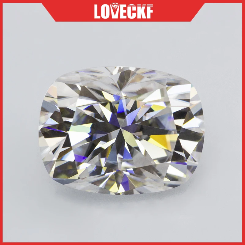 White D Color Cushion Cut Moissanite Stone with Certificate 1.0-5.0ct Moissanita Loose Gemstones Pass Diamond Tester with GRA
White D Color Cushion Cut Moissanite Stone with Certificate 1.0-5.0ct Moissanita Loose Gemstones Pass Diamond Tester with GRA