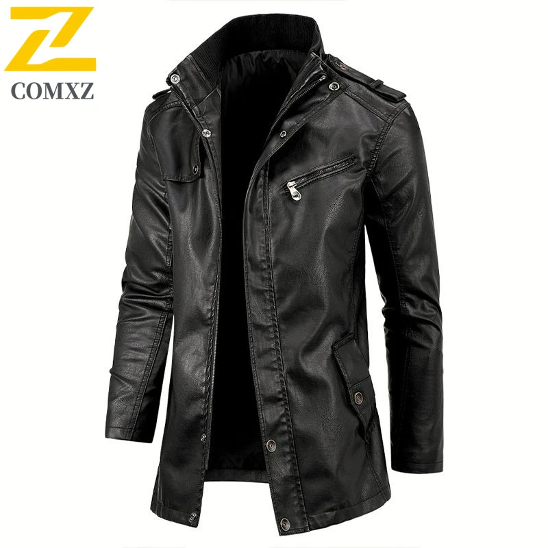 COMXZ Leather Coat Men Long Style 2025 Premium Suit Style Working Jacket Fashion Scratch Resistant Spring Autumn Outerwear
COMXZ Leather Coat Men Long Style 2025 Premium Suit Style Working Jacket Fashion Scratch Resistant Spring Autumn Outerwear
