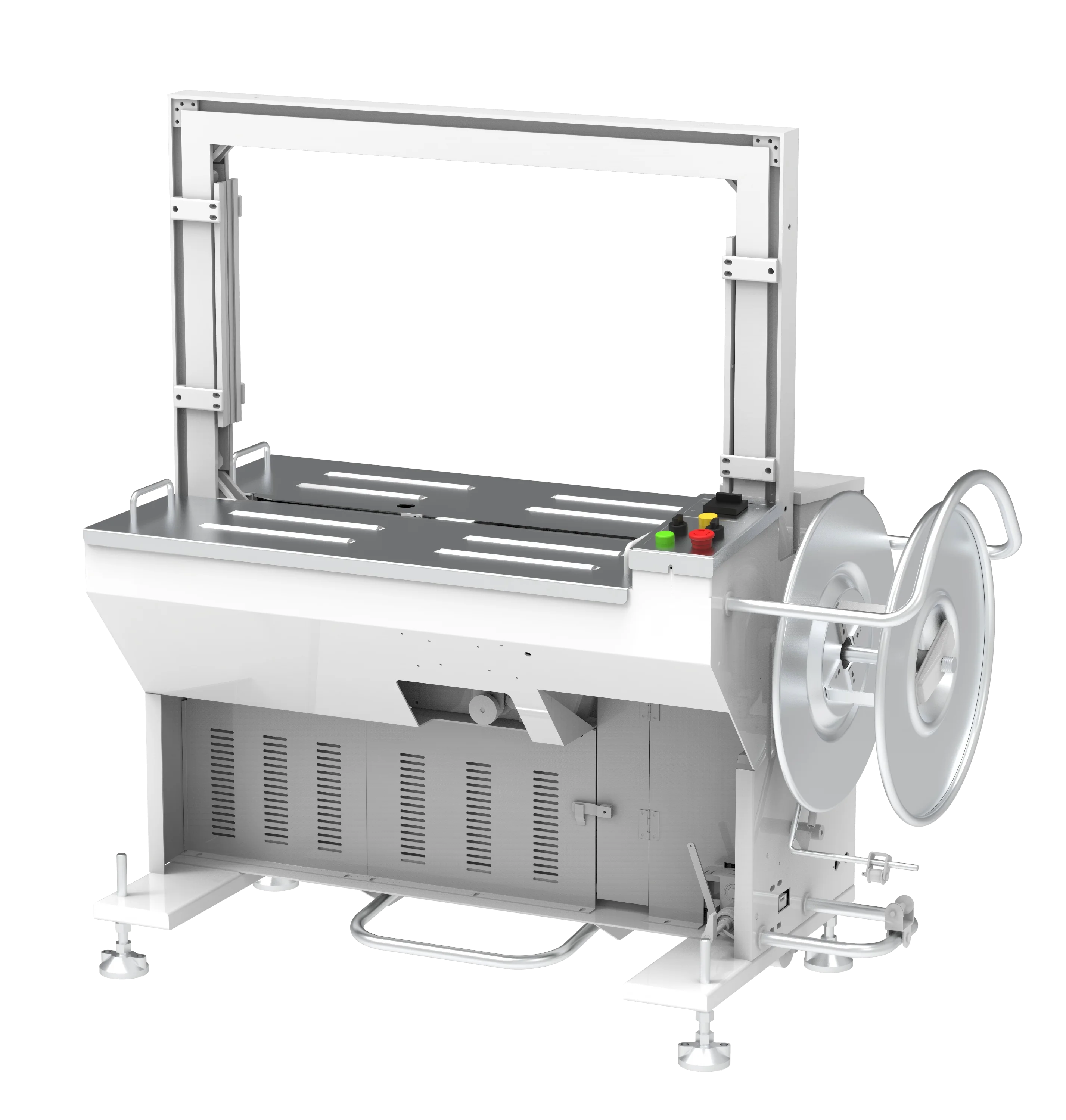 Factory Direct Selling Durable PLC Controlled Automatic PP Bundling Strapping Machine for Carton Boxes Food & Tobacco Packaging