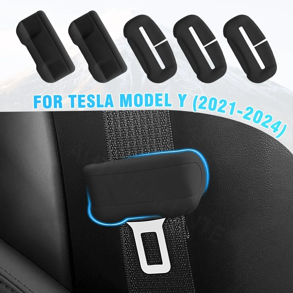 For Tesla Model Y 2021-2024 Juniper 2025 2026 Car Seat Belt Buckle Protector Cover Anti-collision Silicone Interior Accessories
For Tesla Model Y 2021-2024 Juniper 2025 2026 Car Seat Belt Buckle Protector Cover Anti-collision Silicone Interior Accessories