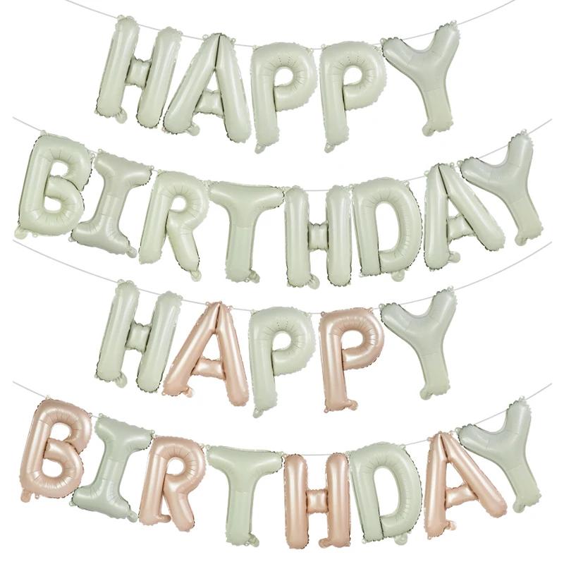 13pcs Cream Color Letter Balloons Happy Birthday Decoration Foil Balloons Set Birthday Party Decoration Helium Globos
13pcs Cream Color Letter Balloons Happy Birthday Decoration Foil Balloons Set Birthday Party Decoration Helium Globos