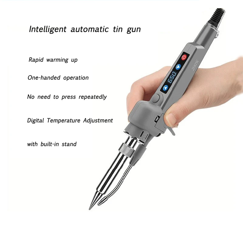 High power soldering iron, new automatic soldering gun maintenance tool, welding pen 200w professional level soldering
High power soldering iron, new automatic soldering gun maintenance tool, welding pen 200w professional level soldering