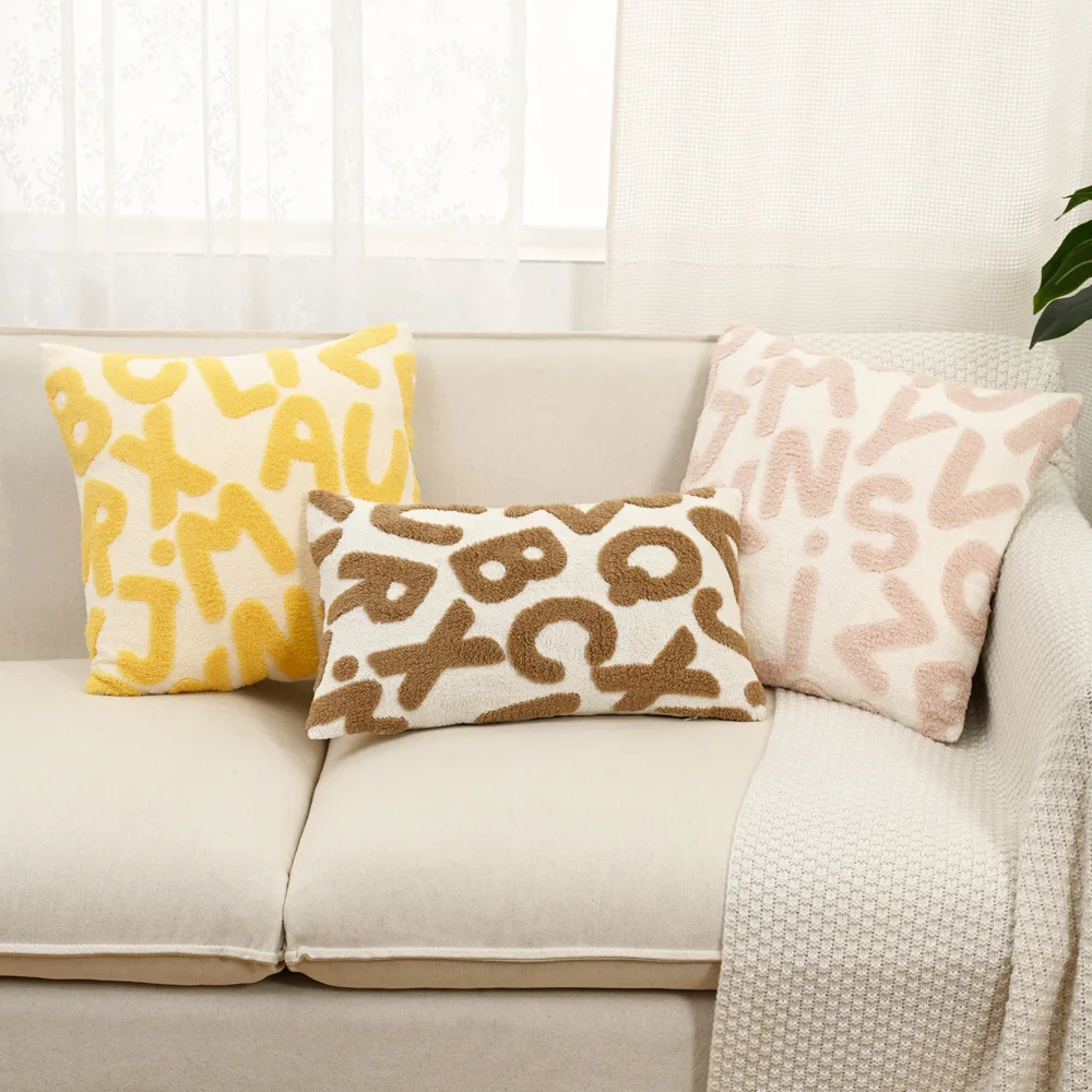 Letter Throw Pillow Cover 30x50/45x45CM Sofa Waist Cushion Cover Nordic Modern Simplicity Decor Home Decorative Pillowcase
Letter Throw Pillow Cover 30x50/45x45CM Sofa Waist Cushion Cover Nordic Modern Simplicity Decor Home Decorative Pillowcase