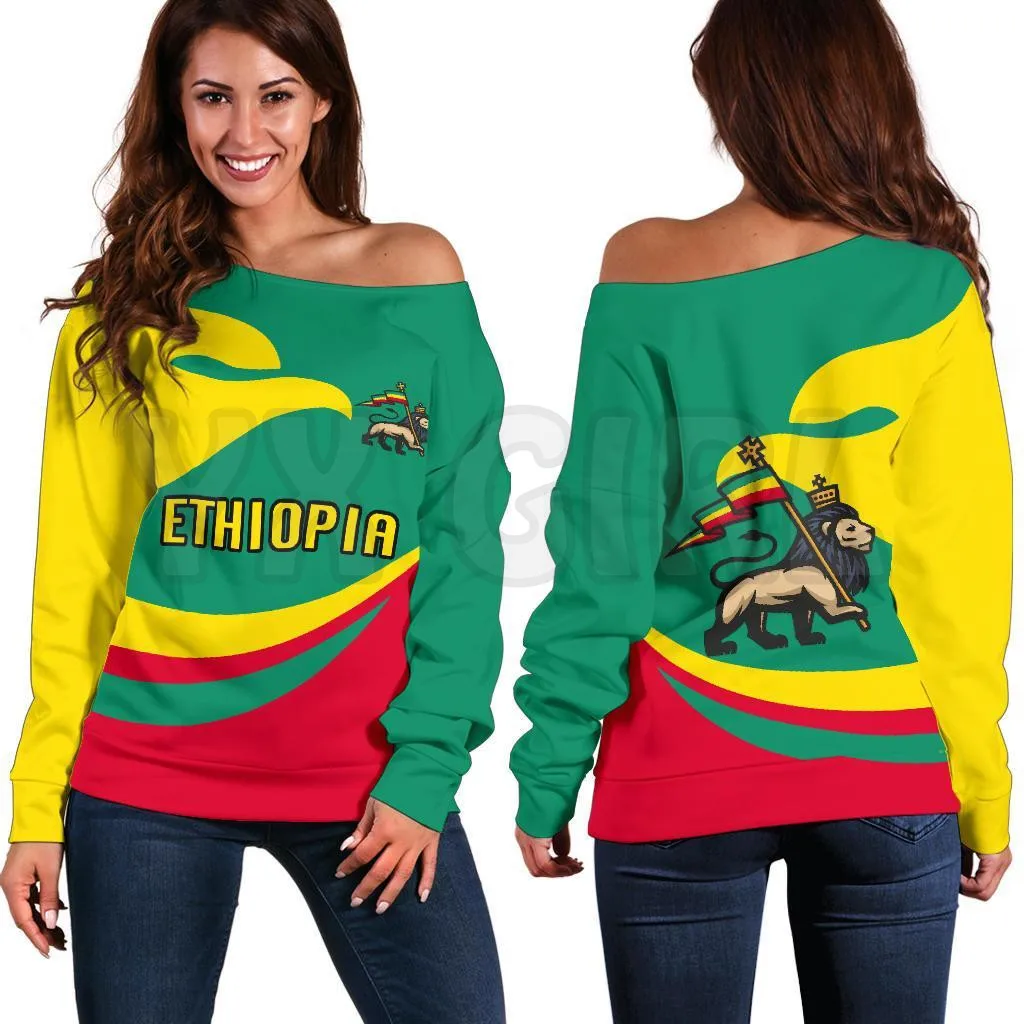 YX GIRL Ethiopia Proud Version 3D Printed Novelty Women Casual Long Sleeve Sweater Pullover
YX GIRL Ethiopia Proud Version 3D Printed Novelty Women Casual Long Sleeve Sweater Pullover