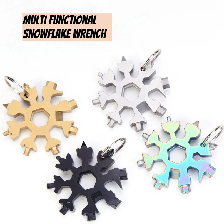 2PCS New Outdoor Multifunctional Wrench Snowflake Wrench Portable Octagonal Screw Hexagonal EDC Tool Set
2PCS New Outdoor Multifunctional Wrench Snowflake Wrench Portable Octagonal Screw Hexagonal EDC Tool Set