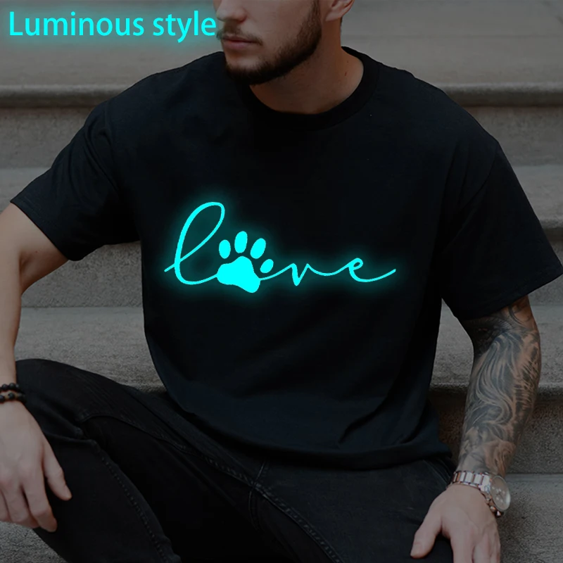 Animal Paw Print Funny Graphic T-shirts Cat Dog Papa Mama Fashion Gifts Tshirt Luminous Style Harajuku Men Short Sleeve T Shirts
Animal Paw Print Funny Graphic T-shirts Cat Dog Papa Mama Fashion Gifts Tshirt Luminous Style Harajuku Men Short Sleeve T Shirts