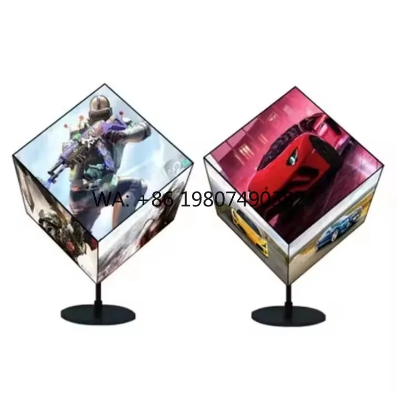 High Brightness 5 Sides Full Color LED Magic Box Waterproof Hanging Cube Screen Outdoor Commercial Advertising Display
High Brightness 5 Sides Full Color LED Magic Box Waterproof Hanging Cube Screen Outdoor Commercial Advertising Display
