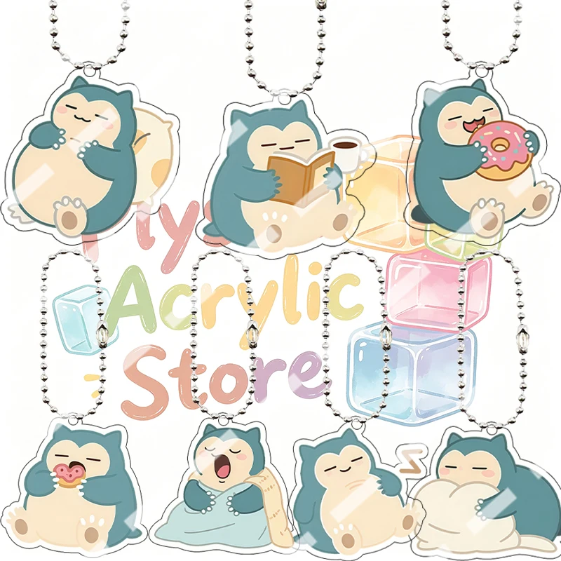 Cartoon Cute Snorlax Lazy Q Version Anime Acrylic Keychain Pocket Monsters Character Kawaii Bag Pendant Double Sided Print Charm
Cartoon Cute Snorlax Lazy Q Version Anime Acrylic Keychain Pocket Monsters Character Kawaii Bag Pendant Double Sided Print Charm