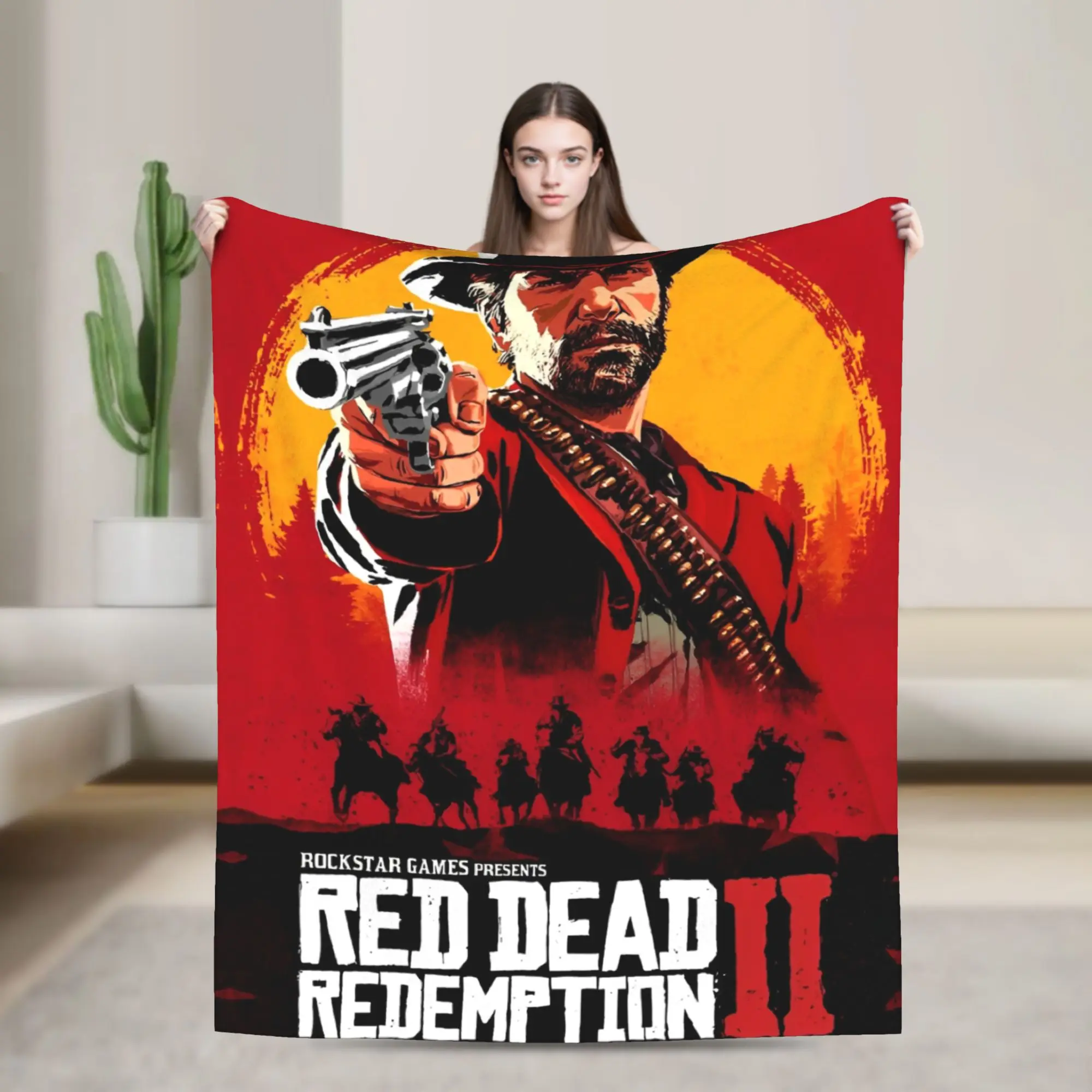 Soft Warm Blanket Picnic Red Dead Redemption 2 Throw Blanket Flannel Bedspread For Couch Bed Fluffy Sofa Bed Cover
Soft Warm Blanket Picnic Red Dead Redemption 2 Throw Blanket Flannel Bedspread For Couch Bed Fluffy Sofa Bed Cover