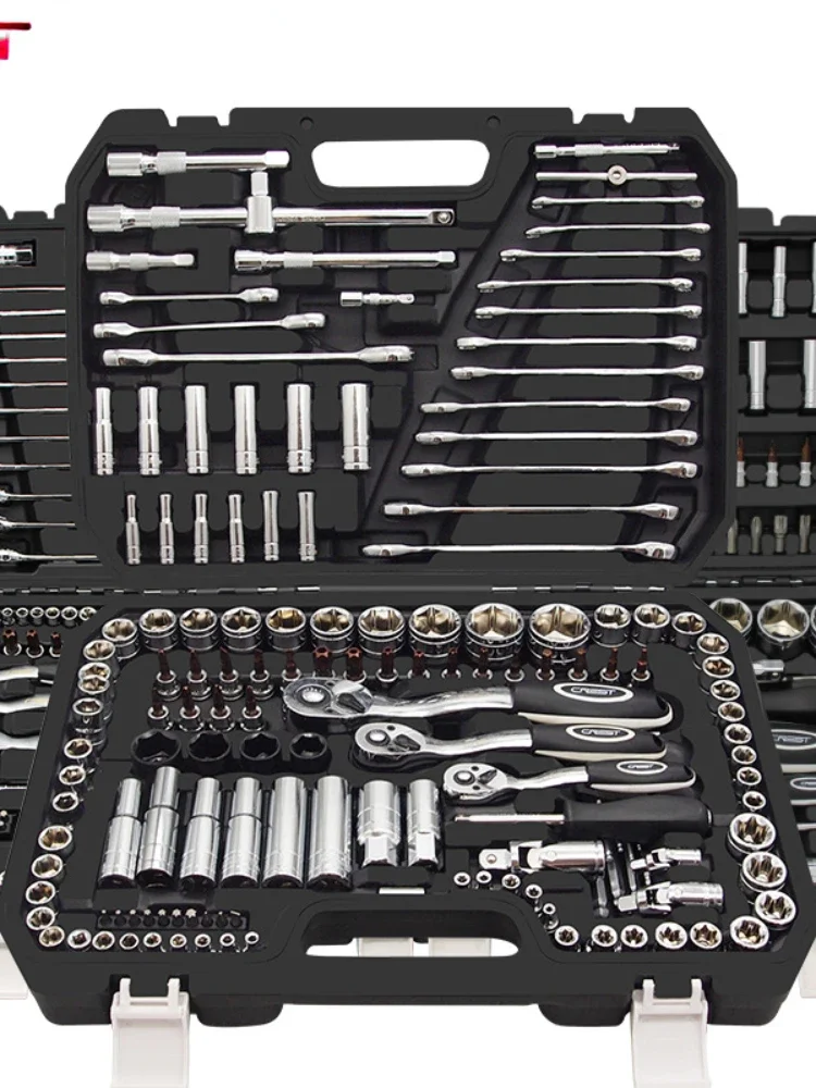 Tool Equipment Artifact Socket Ratchet Wrench Multifunctional Toolbox Automobile Repair Equipment Complete Collection
Tool Equipment Artifact Socket Ratchet Wrench Multifunctional Toolbox Automobile Repair Equipment Complete Collection