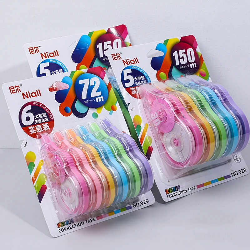 150M Large-capacity Correction Tape Set Affordable package Student Errer Corrector Scrapbooking Diary Stationery School Supplies
150M Large-capacity Correction Tape Set Affordable package Student Errer Corrector Scrapbooking Diary Stationery School Supplies