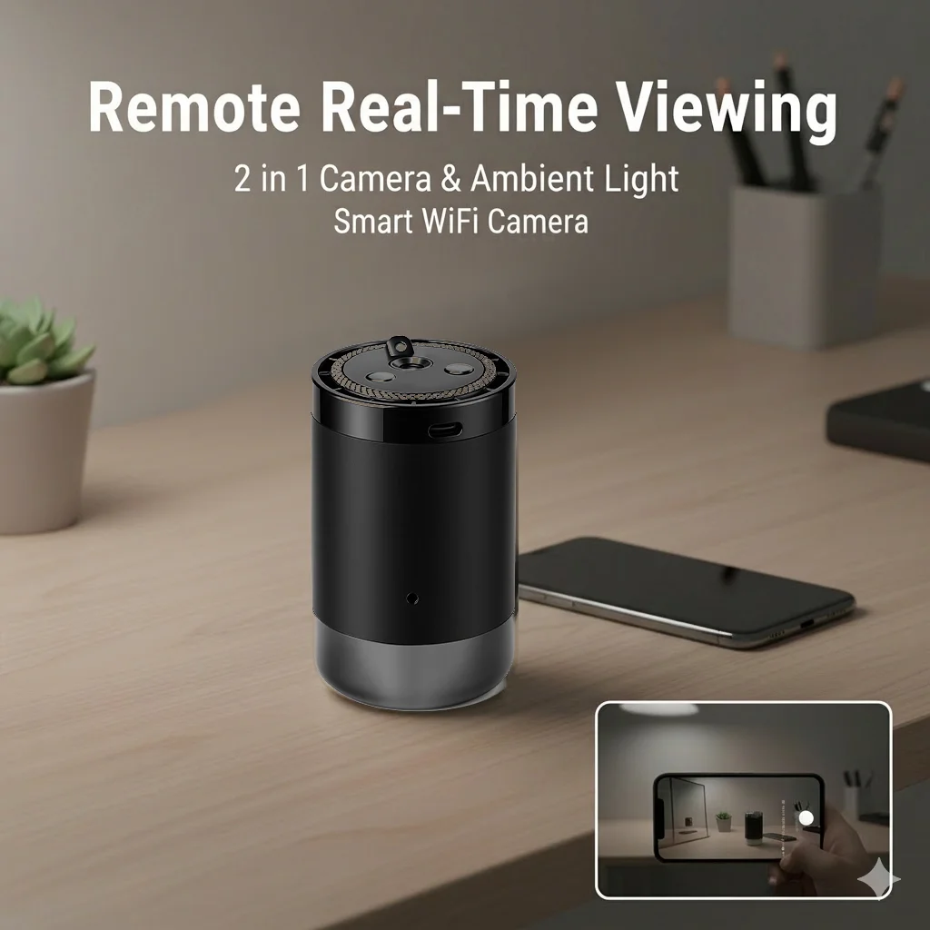 Starry Sky Ambient Light Camera, WiFi Camera, 4K UHD, Dual Function: Interior Accent Lighting & Monitoring, 1000mAh
Starry Sky Ambient Light Camera, WiFi Camera, 4K UHD, Dual Function: Interior Accent Lighting & Monitoring, 1000mAh