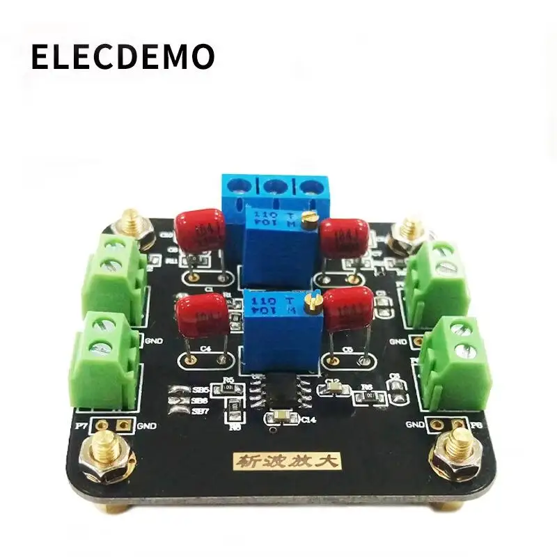 TLC2652 module weak signal amplification DC signal amplification chopper amplifier Function demo board
TLC2652 module weak signal amplification DC signal amplification chopper amplifier Function demo board