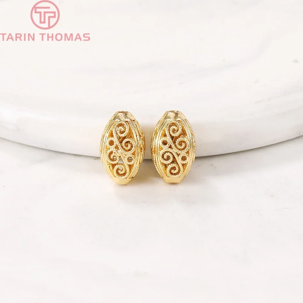 (2955)6PCS 8x12MM 24K Gold Color Plated Brass Oval Hollow Spacer Beads Bracelet Beads High Quality Diy Jewelry Accessories
(2955)6PCS 8x12MM 24K Gold Color Plated Brass Oval Hollow Spacer Beads Bracelet Beads High Quality Diy Jewelry Accessories