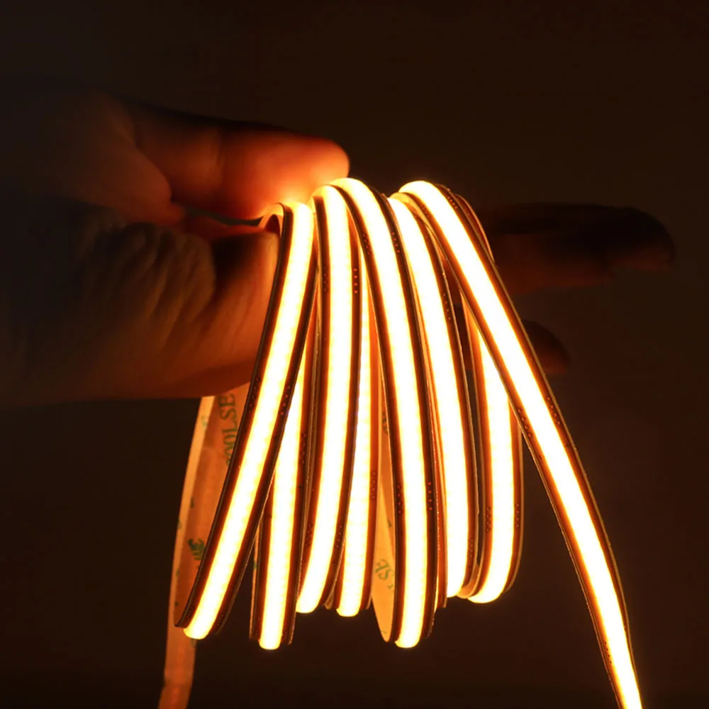 5m 12v 24v Free Cut COB LED Strip 5mm 8mm 528leds RA90 High Bright Soft Flexible Tape 3000K 4000K 6000K Ceilling Cabinet Wall
5m 12v 24v Free Cut COB LED Strip 5mm 8mm 528leds RA90 High Bright Soft Flexible Tape 3000K 4000K 6000K Ceilling Cabinet Wall
