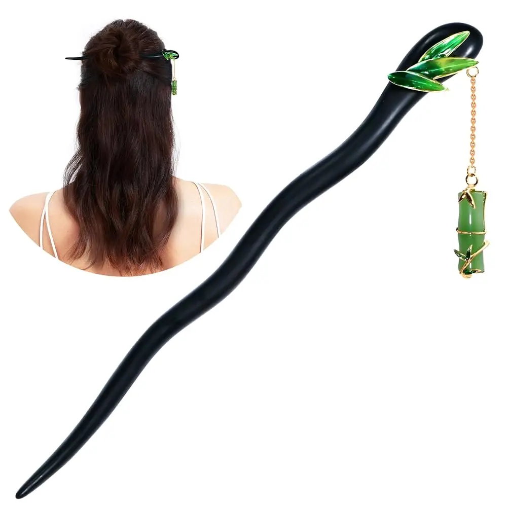 Hair Accessories,14k Gold Plated Copper,Vintage Handcrafted Natural Ebony,6.88\ Hair Chopsticks For Women,Colour Enamelss Jad
Hair Accessories,14k Gold Plated Copper,Vintage Handcrafted Natural Ebony,6.88\ Hair Chopsticks For Women,Colour Enamelss Jad