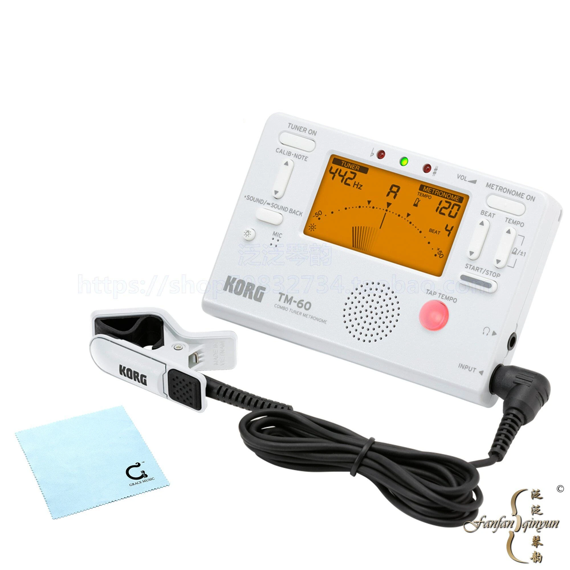Japan KORG Genuine TM60 TM70 Violin Wind Universal Comprehensive Tuning Meter Metronome Tuner
Japan KORG Genuine TM60 TM70 Violin Wind Universal Comprehensive Tuning Meter Metronome Tuner