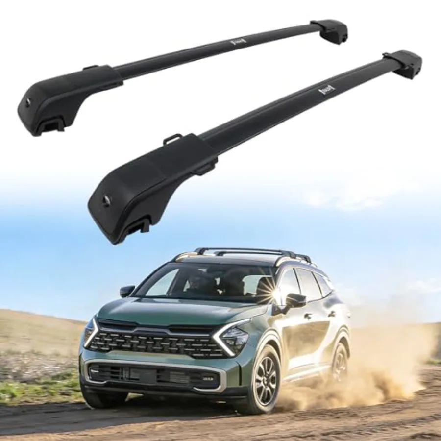 Roof rack cross bars for Kia Sportage 2023-2026 X-Pro/X-line: aluminum, black, 330LBS capacity, lockable, for cargo bags, kayak
Roof rack cross bars for Kia Sportage 2023-2026 X-Pro/X-line: aluminum, black, 330LBS capacity, lockable, for cargo bags, kayak