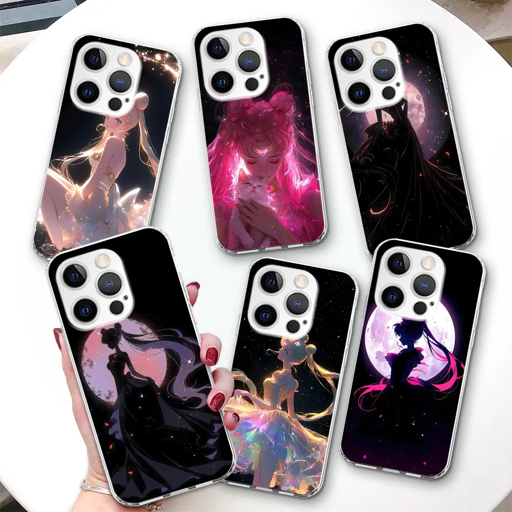 Tsukino Usagi Moon Silhouette Case for iPhone 17 Air 14 12 15 Pro 7 8 Plus 13 Mini XR X 6 XS Max 6S TPU Transparent Phone Cover
Tsukino Usagi Moon Silhouette Case for iPhone 17 Air 14 12 15 Pro 7 8 Plus 13 Mini XR X 6 XS Max 6S TPU Transparent Phone Cover