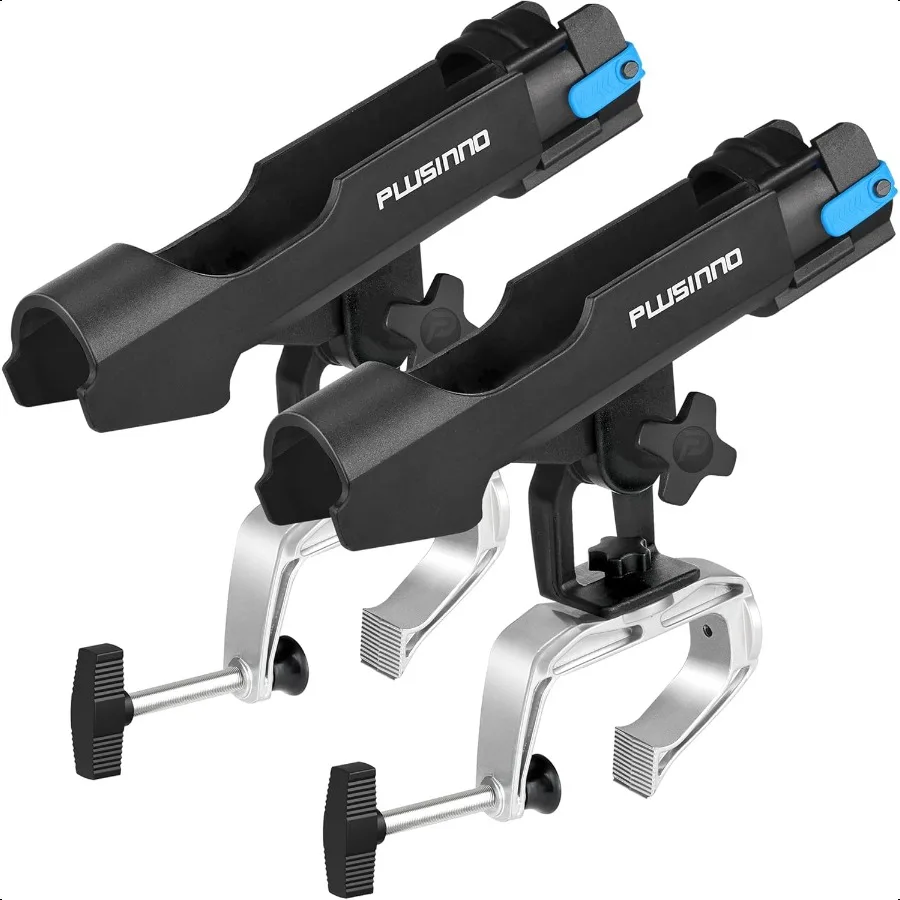 PLUSINNO Fishing Boat Rods Holder Large Clamp Opening 360 Degree Adjustable Fishing Rod Racks Folding Holder
PLUSINNO Fishing Boat Rods Holder Large Clamp Opening 360 Degree Adjustable Fishing Rod Racks Folding Holder
