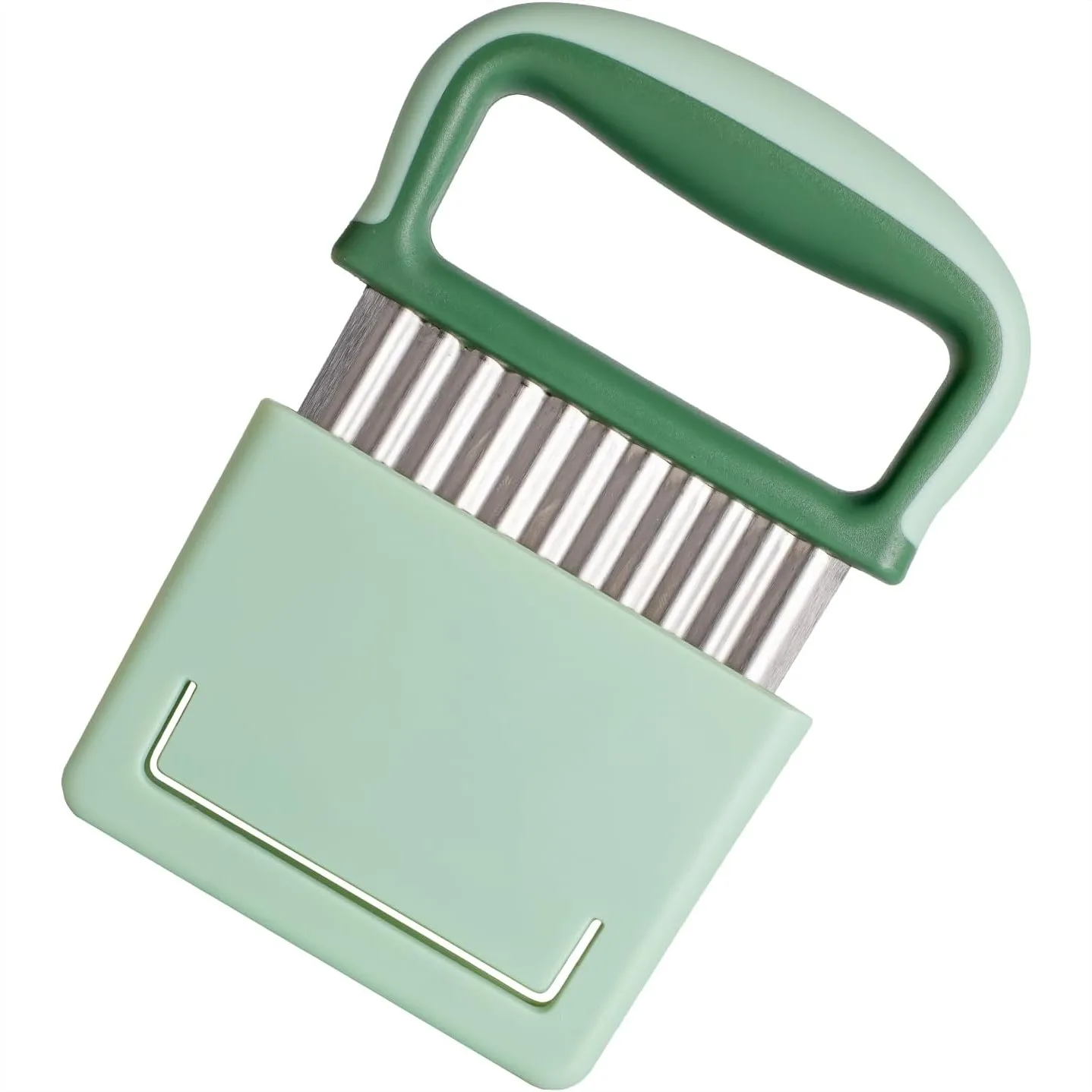 Stainless Steel Crinkle Cutter for Veggies with Protective Case and Ergonomic Handle, Wave Cutter for Potato, Carrot, French
Stainless Steel Crinkle Cutter for Veggies with Protective Case and Ergonomic Handle, Wave Cutter for Potato, Carrot, French