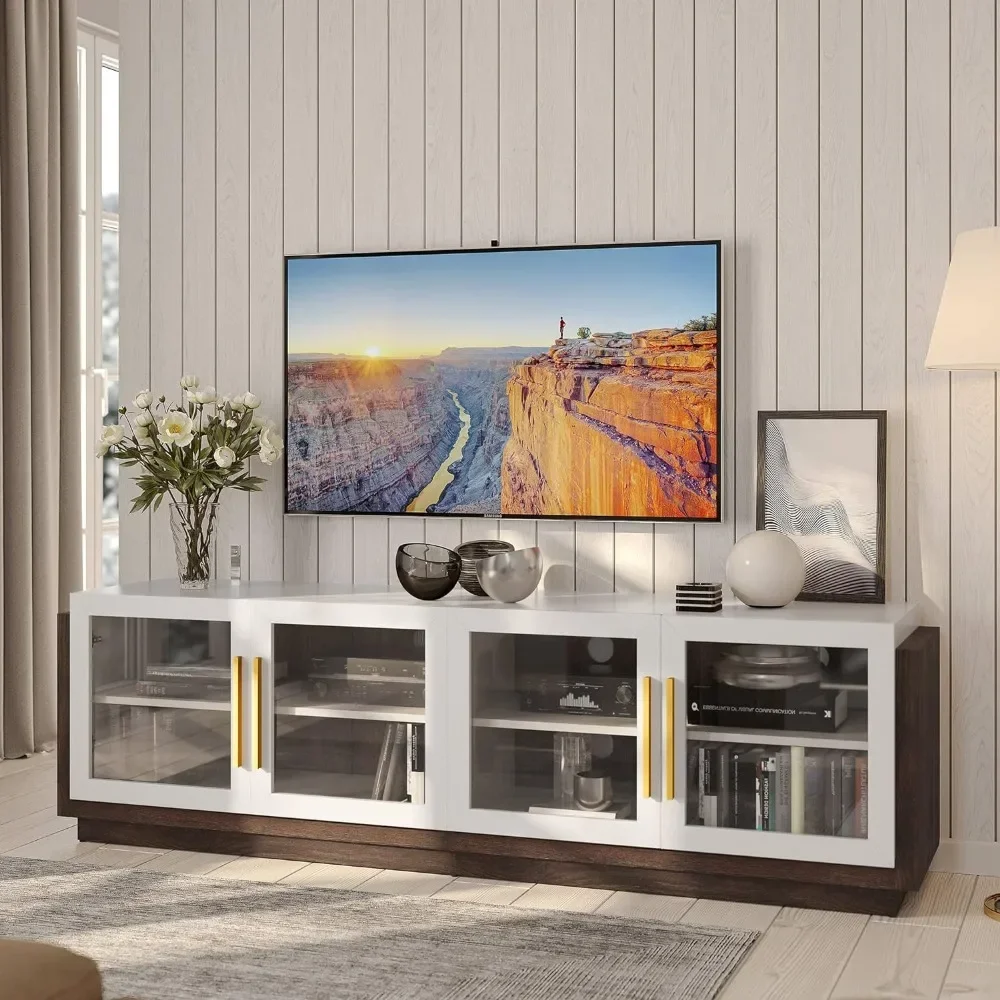 TV Stand, for TVs up to 75", Modern TV Cabinet with Shelves, Wood Storage Cabinet for Living Room or Bedroom, Bedroom - Brixston
TV Stand, for TVs up to 75", Modern TV Cabinet with Shelves, Wood Storage Cabinet for Living Room or Bedroom, Bedroom - Brixston