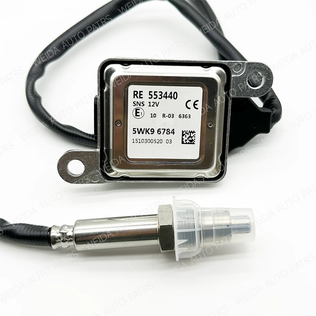 RE553440 5WK96784 Original New Nitrogen Oxide Sensor Nox Sensor for John Deere S650 S660 S670 S680 RE575063 1204270007
RE553440 5WK96784 Original New Nitrogen Oxide Sensor Nox Sensor for John Deere S650 S660 S670 S680 RE575063 1204270007