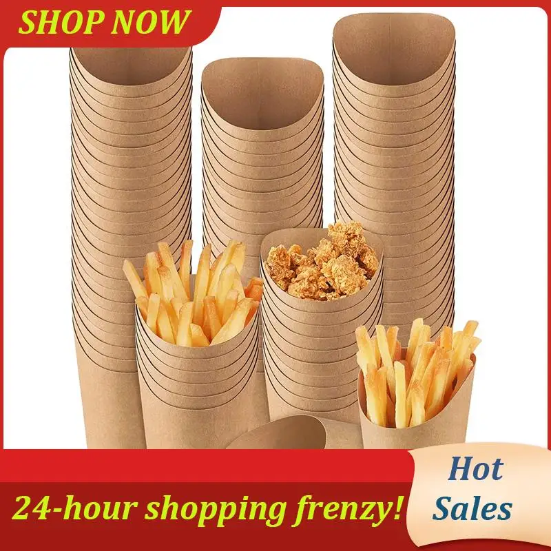 AB31-100 Pieces French Fry Holder Cups 14 Ounces Disposable Take Out Party Baking Supplies Paper Popcorn Boxes
AB31-100 Pieces French Fry Holder Cups 14 Ounces Disposable Take Out Party Baking Supplies Paper Popcorn Boxes