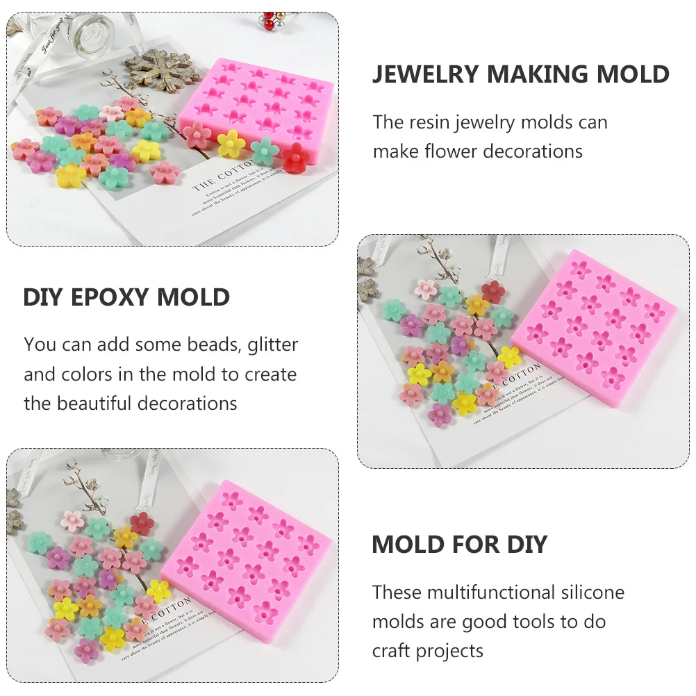 Silicone Mold for Flower Resin Jewelry Making DIY Epoxy Crafts Flexible H Molds Decorations Beads Glitter Colors
Silicone Mold for Flower Resin Jewelry Making DIY Epoxy Crafts Flexible H Molds Decorations Beads Glitter Colors