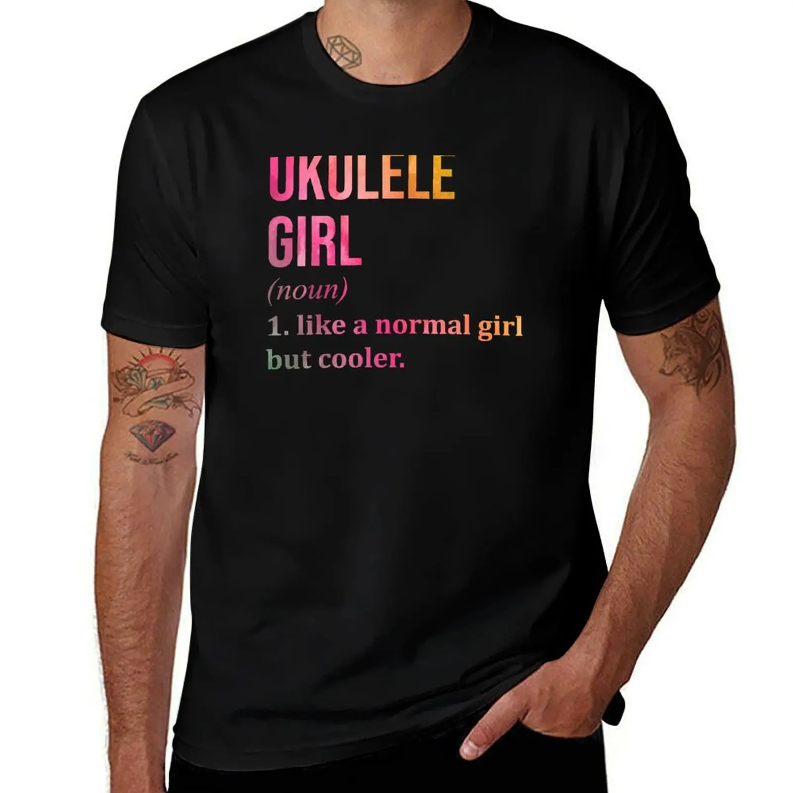 Ukulele Girl Definition Ukulele in Watercolor T-Shirt Large Size Soft Cotton T-Shirt
Ukulele Girl Definition Ukulele in Watercolor T-Shirt Large Size Soft Cotton T-Shirt