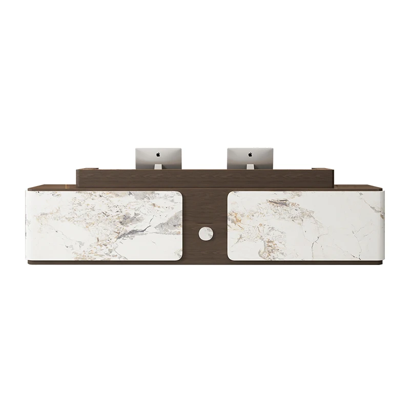 Роскошная скандинавская стойка регистрации, современная эстетичная элегантная простая мебель для барной стойки, уникальная коммерческая мебель премиум-класса Mostrador
Роскошная скандинавская стойка регистрации, современная эстетичная элегантная простая мебель для барной стойки, уникальная коммерческая мебель премиум-класса Mostrador