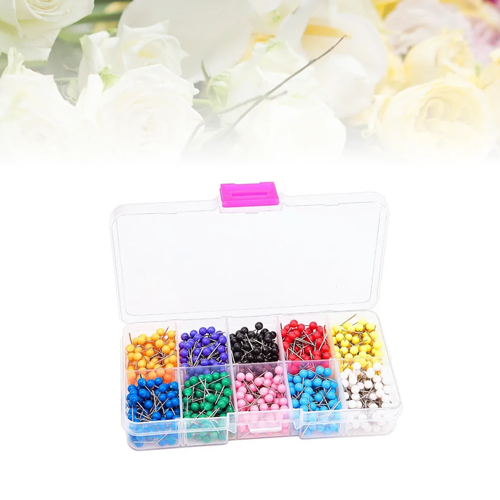 500pcs Colored Thumbtack Plastic Colorful Drawing Pin Push Pin Set for Maps Calendar 10 Different Colors
500pcs Colored Thumbtack Plastic Colorful Drawing Pin Push Pin Set for Maps Calendar 10 Different Colors