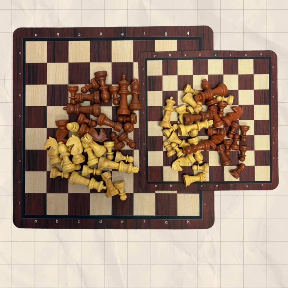 35CM/24CM Chess Sets, Imitation Solid Wood Pieces IN: A Chessboard + 32 Chess Pieces for Family Gatherings and Party Game Night
35CM/24CM Chess Sets, Imitation Solid Wood Pieces IN: A Chessboard + 32 Chess Pieces for Family Gatherings and Party Game Night