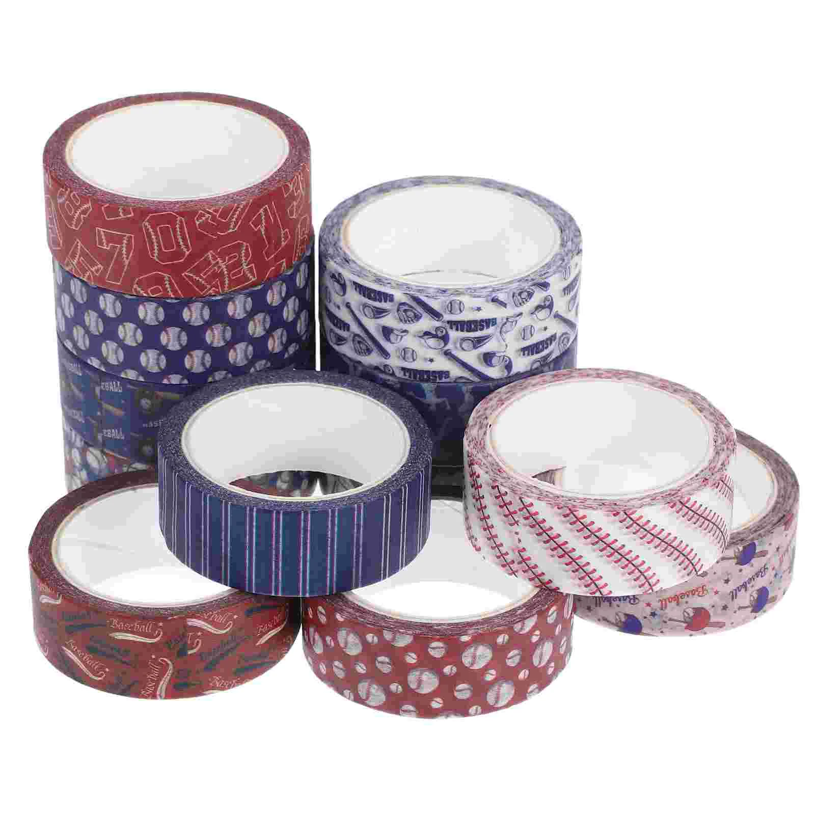 12 Rolls Clear Tape Washi Tape Decorative Scrapbooking Tape Sticker Roll Baseball Tape Multi Purpose Tape Craft Supplies
12 Rolls Clear Tape Washi Tape Decorative Scrapbooking Tape Sticker Roll Baseball Tape Multi Purpose Tape Craft Supplies