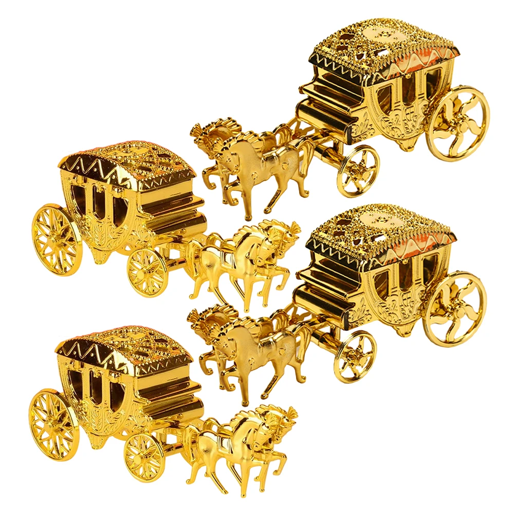 4pcs Royal Carriage Candy Box Golden Plastic Table Containers Halloween Christmas Party Favors Wedding Decorations Gifts Candy
4pcs Royal Carriage Candy Box Golden Plastic Table Containers Halloween Christmas Party Favors Wedding Decorations Gifts Candy