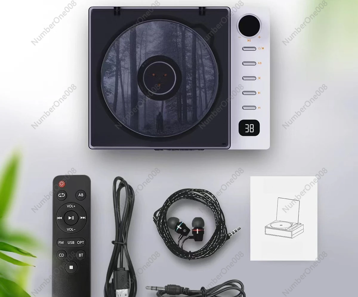 Retro CD Player with Bluetooth Wall Mountable Portable Stereo Sound Aux Input Perfect Gift Idea
Retro CD Player with Bluetooth Wall Mountable Portable Stereo Sound Aux Input Perfect Gift Idea