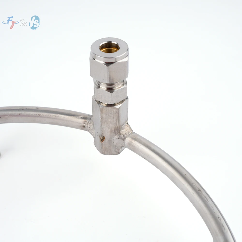 Высокоэффективное кольцо вентилятора тумана из нержавеющей стали для наружного охлаждения | Промышленная система запотевания — насадки в комплекте
Высокоэффективное кольцо вентилятора тумана из нержавеющей стали для наружного охлаждения | Промышленная система запотевания — насадки в комплекте