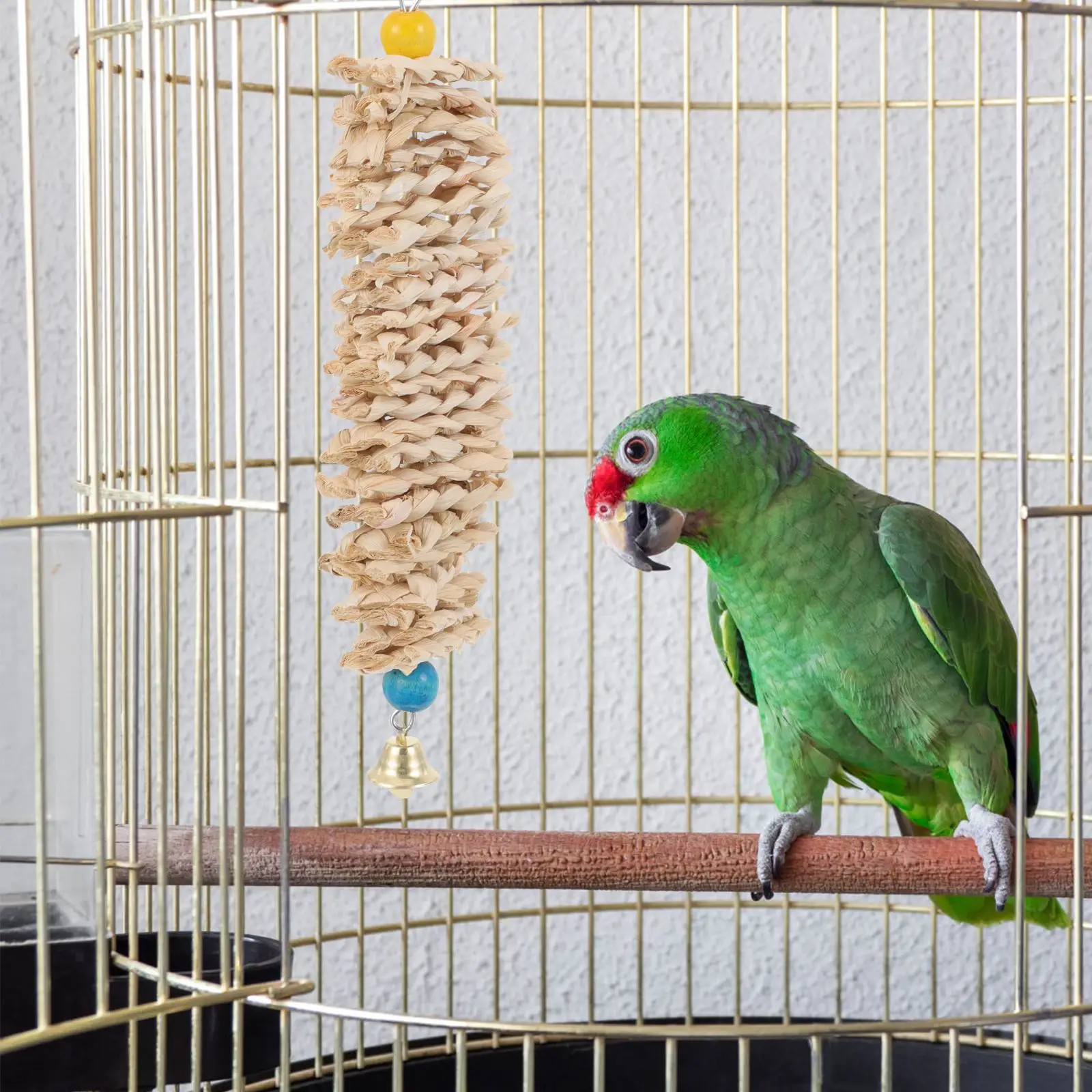Parrot Swing Chew Natural Corn Husk String Chew Birdcage Swing Parrot Chewing Natural Parrot Biting Plaything
Parrot Swing Chew Natural Corn Husk String Chew Birdcage Swing Parrot Chewing Natural Parrot Biting Plaything