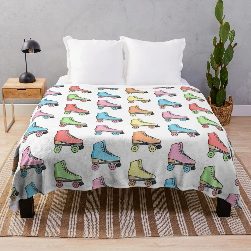 Cute Colorful Roller Skates Throw Blanket Stylish Couch Blanket for Home Living Room
Cute Colorful Roller Skates Throw Blanket Stylish Couch Blanket for Home Living Room
