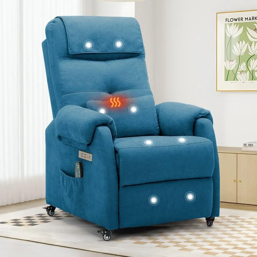 Space-Saving Electric Recliner with Massage & Heating, USB & Type-C Ports, Ideal for Living & Bedroom
Space-Saving Electric Recliner with Massage & Heating, USB & Type-C Ports, Ideal for Living & Bedroom