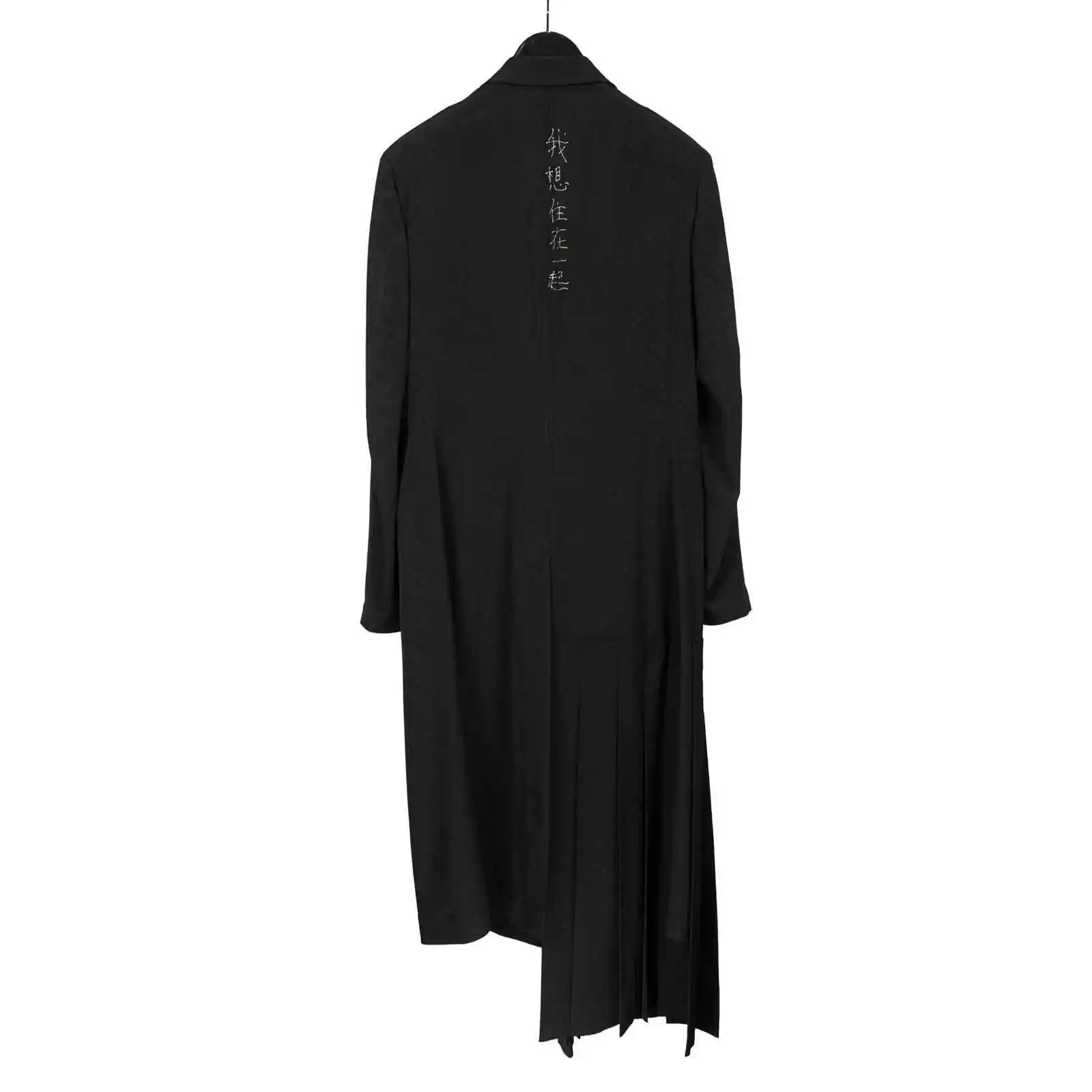 Top-yamamoto Japanese original triacetate coat living together, printed trendy brand niche design TOP
Top-yamamoto Japanese original triacetate coat living together, printed trendy brand niche design TOP