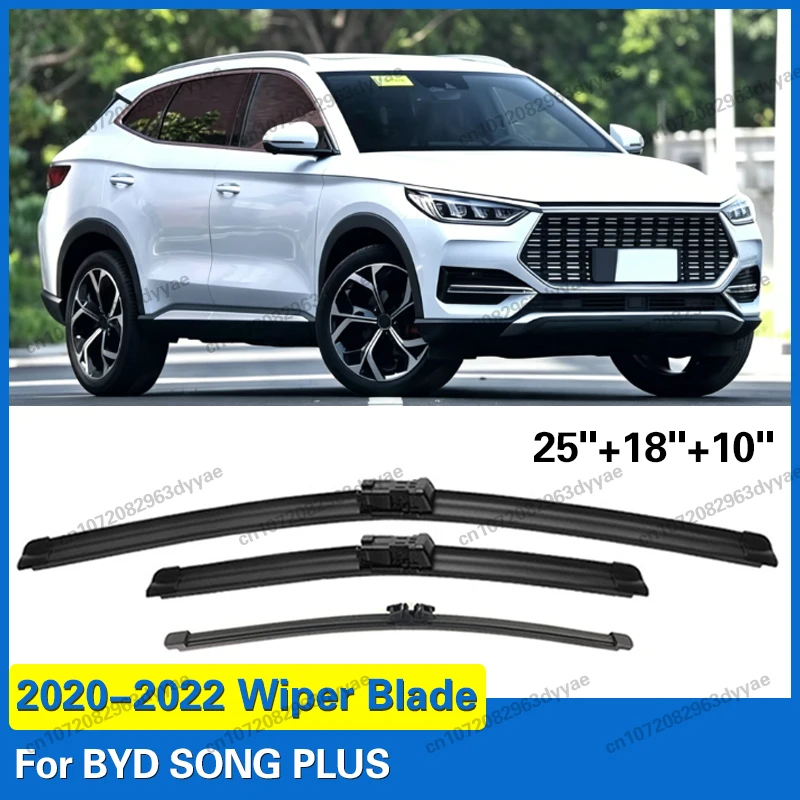 Front Rear Windshield Wiper Blades For BYD SONG PLUS 2020 2021 2022 Windscreen Window Brushes Accessories 25"+18"+10"
Front Rear Windshield Wiper Blades For BYD SONG PLUS 2020 2021 2022 Windscreen Window Brushes Accessories 25"+18"+10"